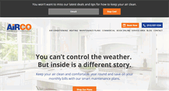 Desktop Screenshot of aircoaustin.com